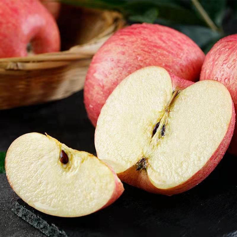鲜贝达 洛川红富士苹果5斤大果[单果80-85mm]