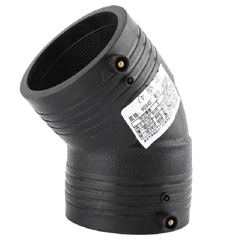 盛京联硕 PE电熔45度弯头 L63*45°(承压1.6Mpa)个高清大图