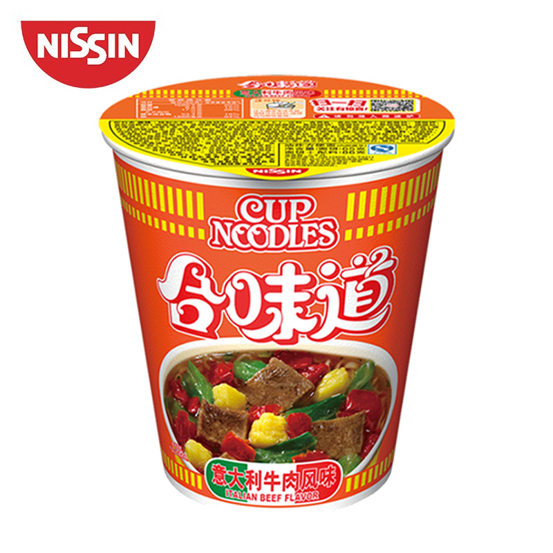 合味道(Cup noodles) 方便面组合装 杯面泡面快餐面 意大利牛肉风味12杯整箱装高清大图