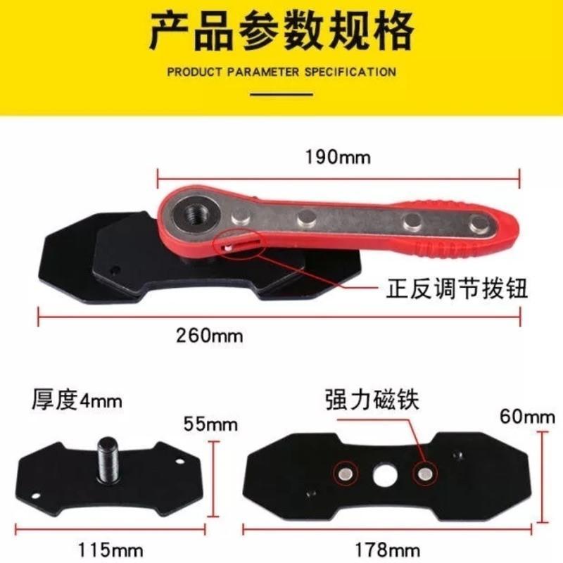 棘轮刹车分泵调整工具活塞顶回复位器刹车片回位工具更换拆装工具 大号 刹车分泵工具