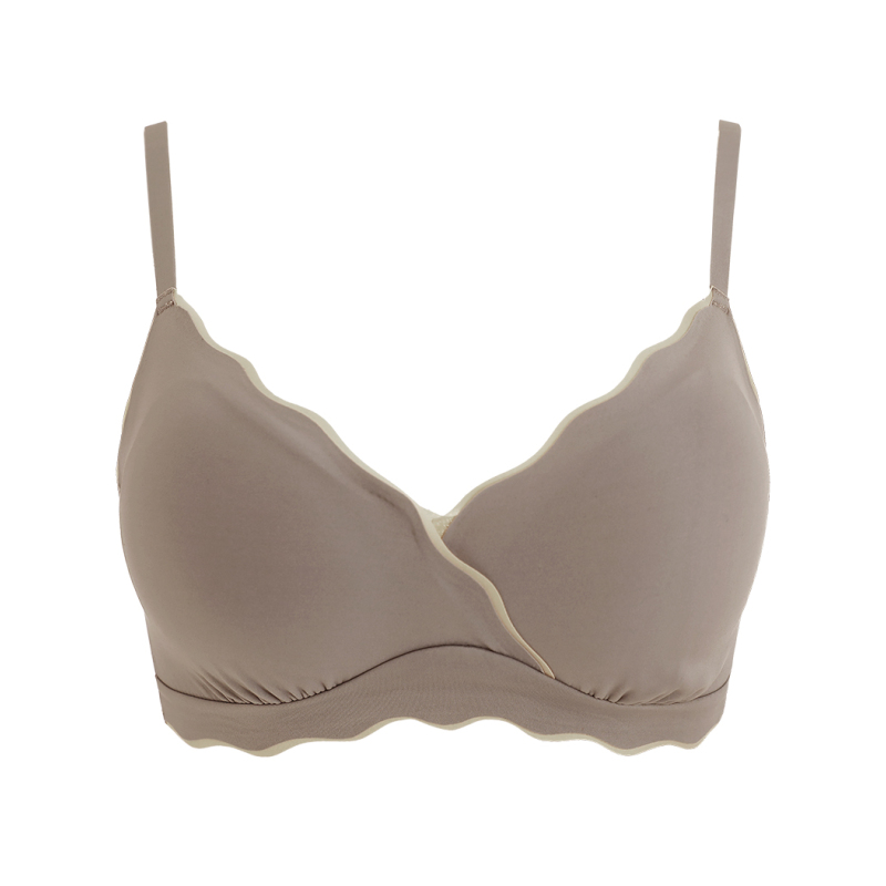 尼曼乳胶内衣女小胸聚拢无钢圈收副乳防下垂运动美背心式少女文胸胸罩