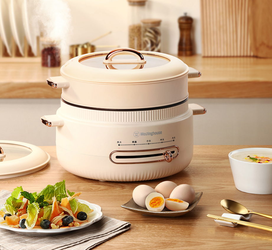 西屋(WESTINGHOUSE)-电火锅(多用锅)-WSC46B加热均匀,保温持久;操作简便,安全耐用;高清大图