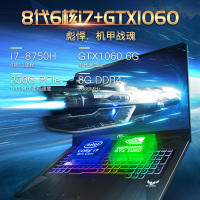 华硕（ASUS）飞行堡垒FX86FM8750 15.6英寸画图办公本天选游戏本笔记本电脑 英特尔酷睿i7 32G内存 512GB固态 GTX1060/6G独显 72%高色域 定制版