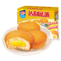 包邮 达利园蛋黄派巧克力派营养面包早餐整箱法式软面包蛋糕草莓派1500g（整箱约60个）