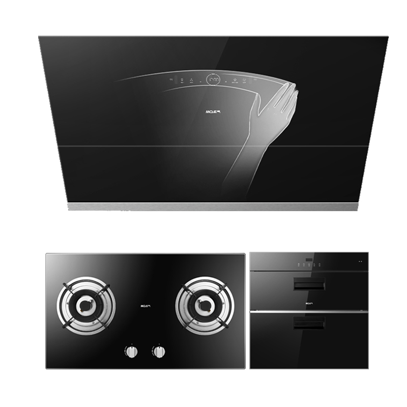 老板集团出品 名气(MQ)烟灶套装2561A+B311A+X101A 22立方大吸力 瞬时点火 安全防护 105L大容量
