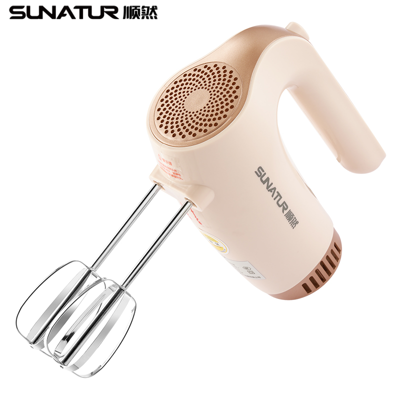 顺然(SUNATUR)打蛋器电动家用手持料理搅拌棒小型自动打发机 四棒款-烘焙入门标配款高清大图