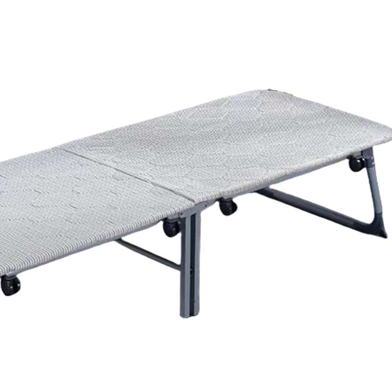 围达 板式折叠床 80宽白色条纹款 张高清大图