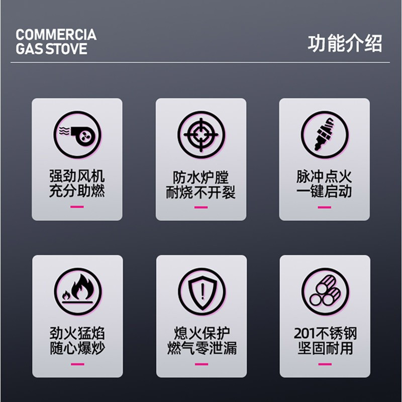 乐创(lecon) 商用大锅灶炉饭店学校食堂大锅灶灶台炒炉大炒锅 组合灶(大锅+小炒)