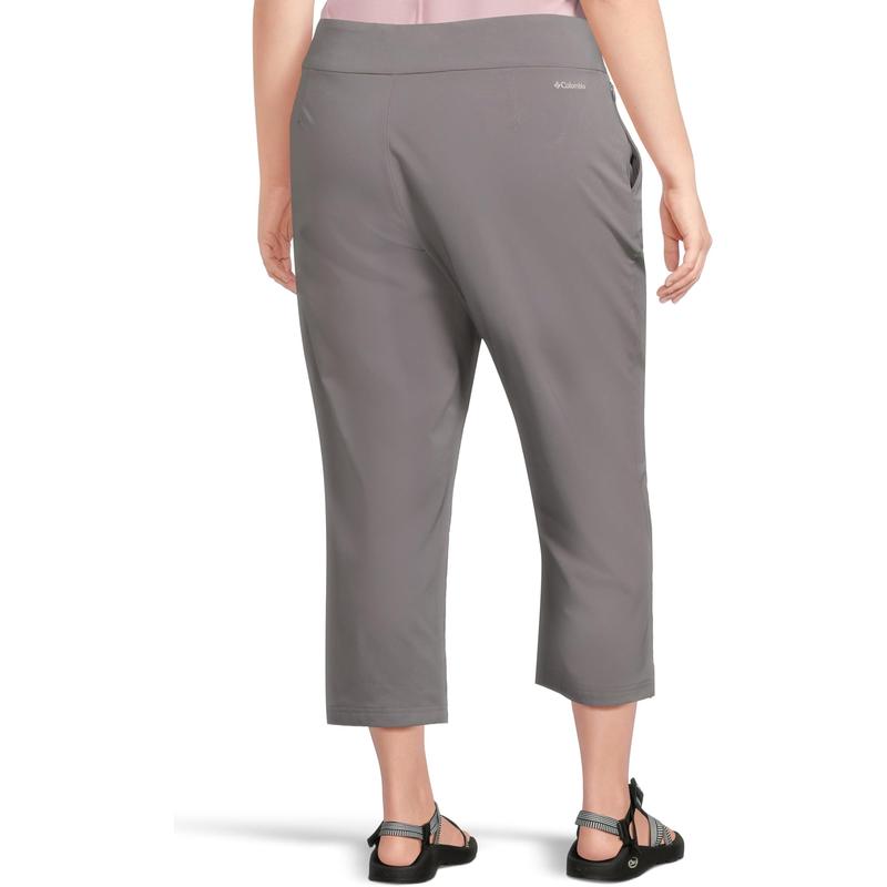 哥伦比亚(Columbia)大码四季舒适透气运动长裤女宽松高腰休闲健身高清大图