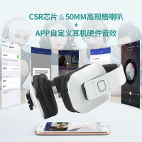 阿音 EP650W 英国白色头戴式蓝牙无线耳机aptX-ll 立体声双耳手机吃鸡耳机 无损低延时 3.5有线输入