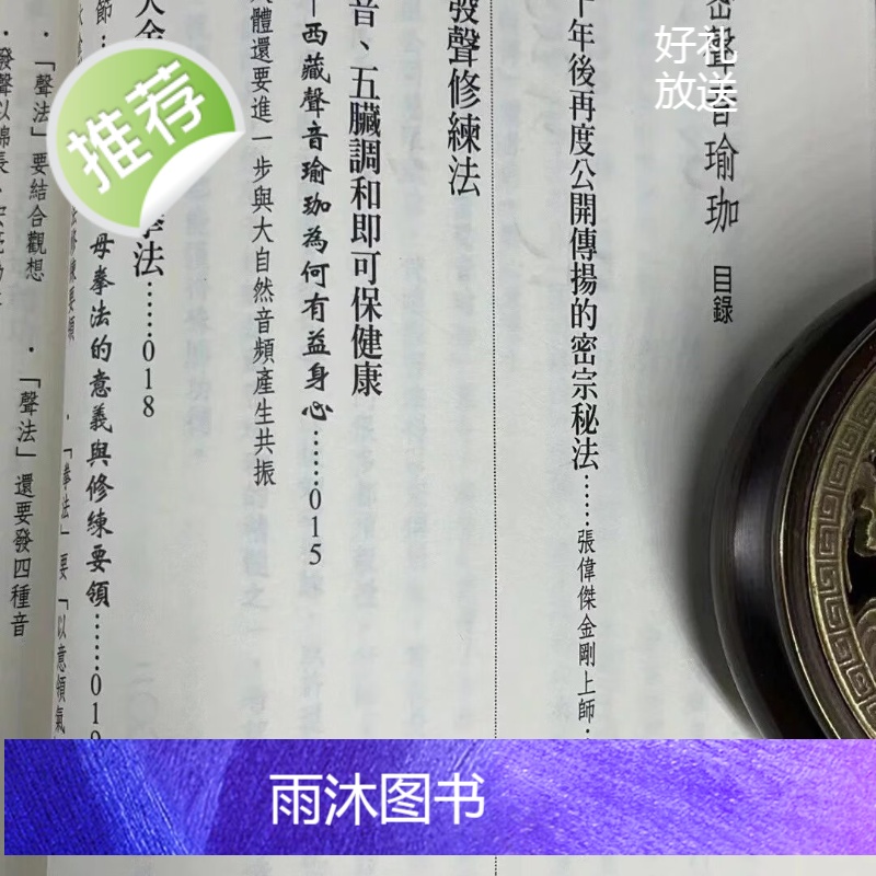 正版 藏密声音瑜珈 张伟杰 元气斋高清大图