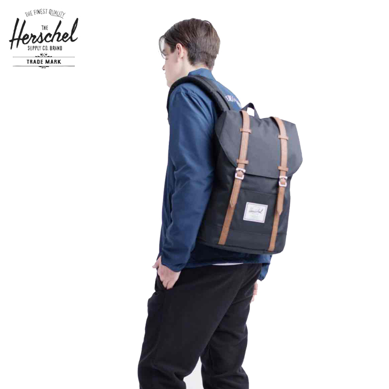 [直营]Herschel Supply赫歇尔 Retreat经典色 双肩包 背包北美休闲潮包