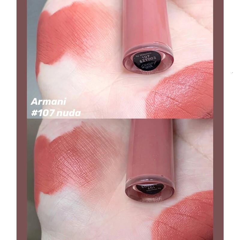 阿玛尼(ARMANI)红管唇釉新色107#桃木甜杏6.5ML