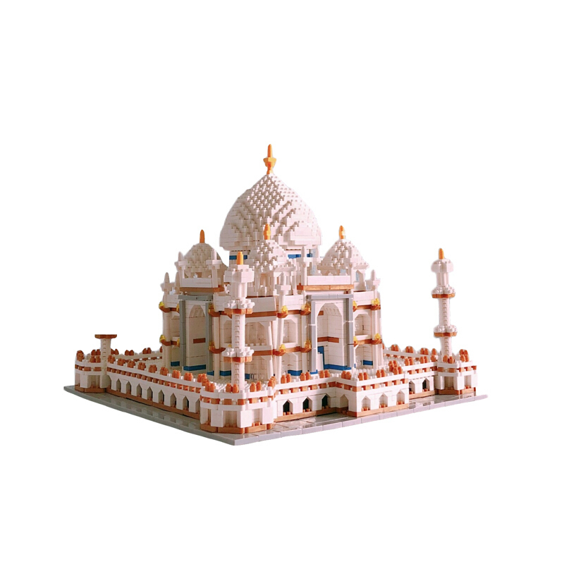 泰姬陵小颗粒拼装玩具模型高难度世界建筑大教堂兼容乐高微积木成人