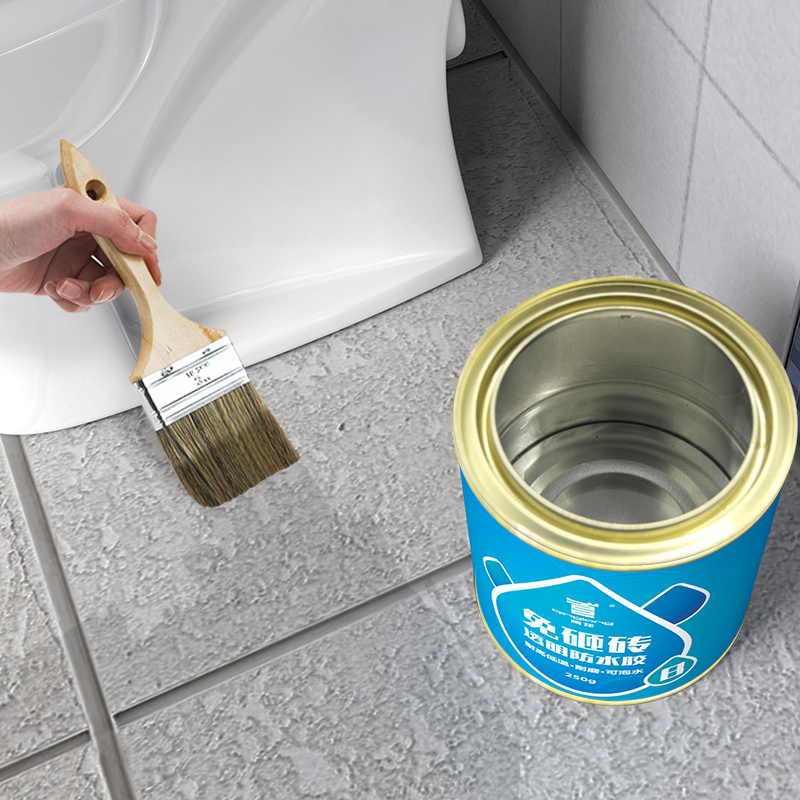 青龙卫生间防水胶水专用材料免砸砖缝隙洗手间厕所防漏胶浴室透明涂料