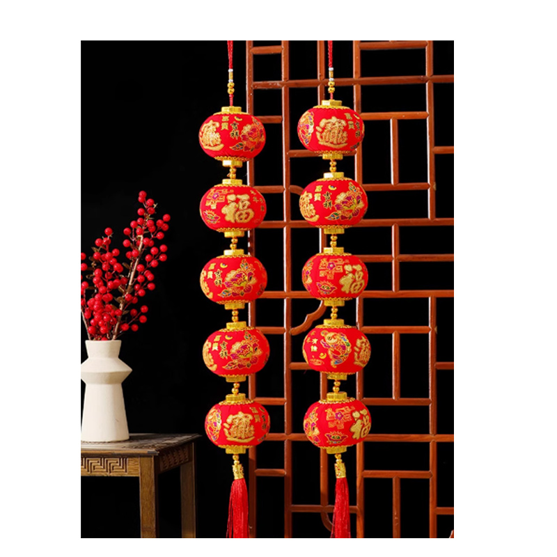 锦瑞星节日装饰连串挂件D90-1/个高清大图