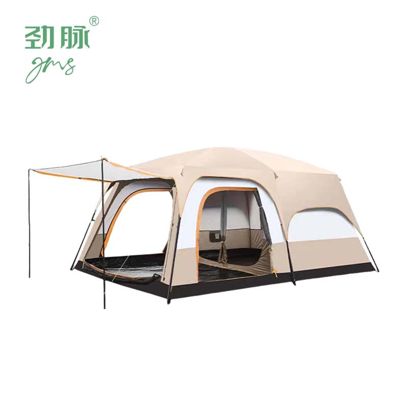 劲脉 户外野营帐篷 卡其色-430*300*200CM 顶