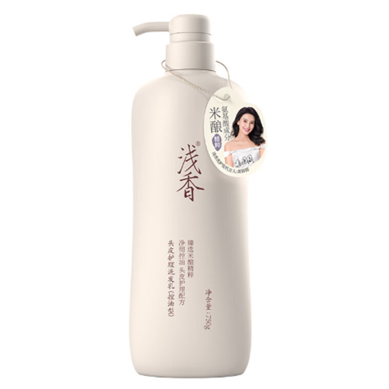 浅香 米酿头皮护理洗发乳(控油型)-丰盈 750g