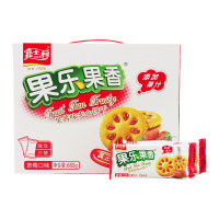 嘉士利 果乐果香 680g 盒装 （草莓味） 果酱夹心饼干 休闲零食