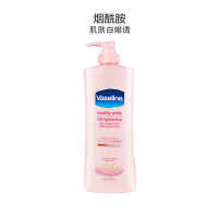 凡士林(Vaseline) 亮彩修复 烟酰胺身体润肤乳 粉色 400ml 提亮肤色 滋润修护
