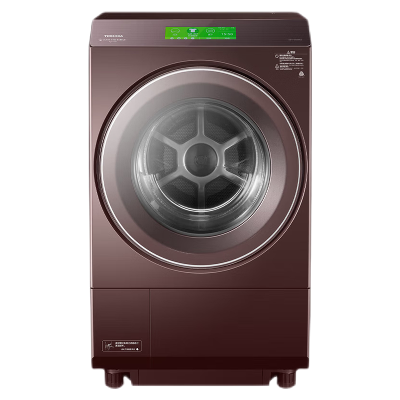 东芝(toshiba)x10热泵洗烘一体机 12kg全自动家用滚筒洗衣机 热泵护衣