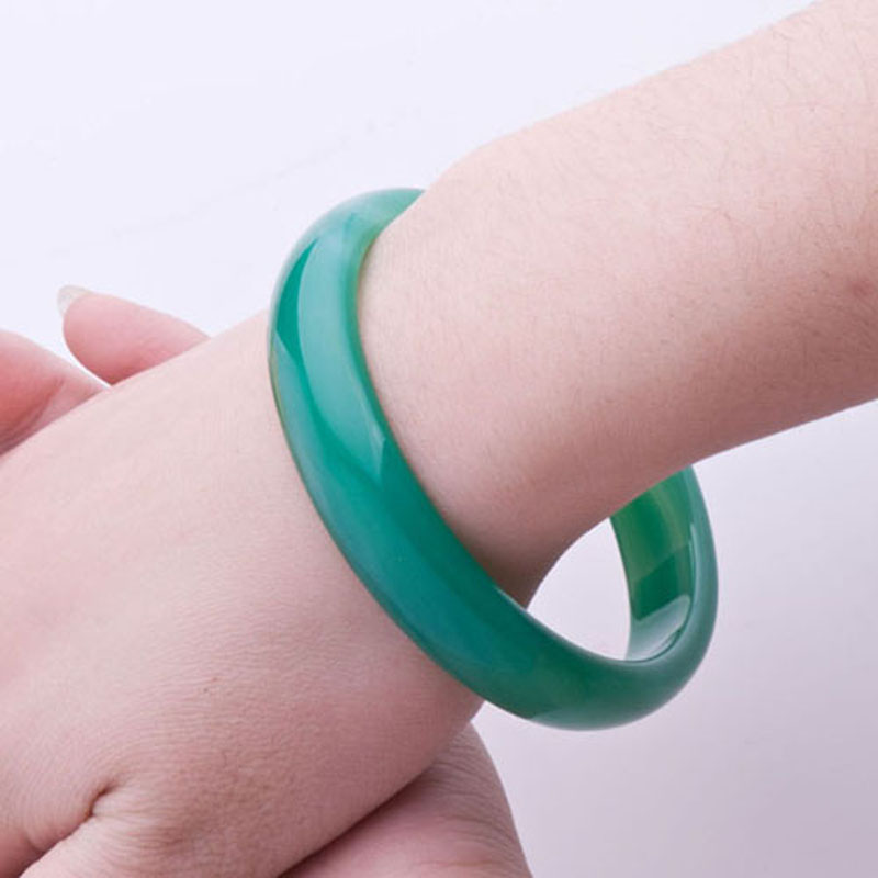 梦克拉Mkela 绿玛瑙手镯 幸福一生高清大图