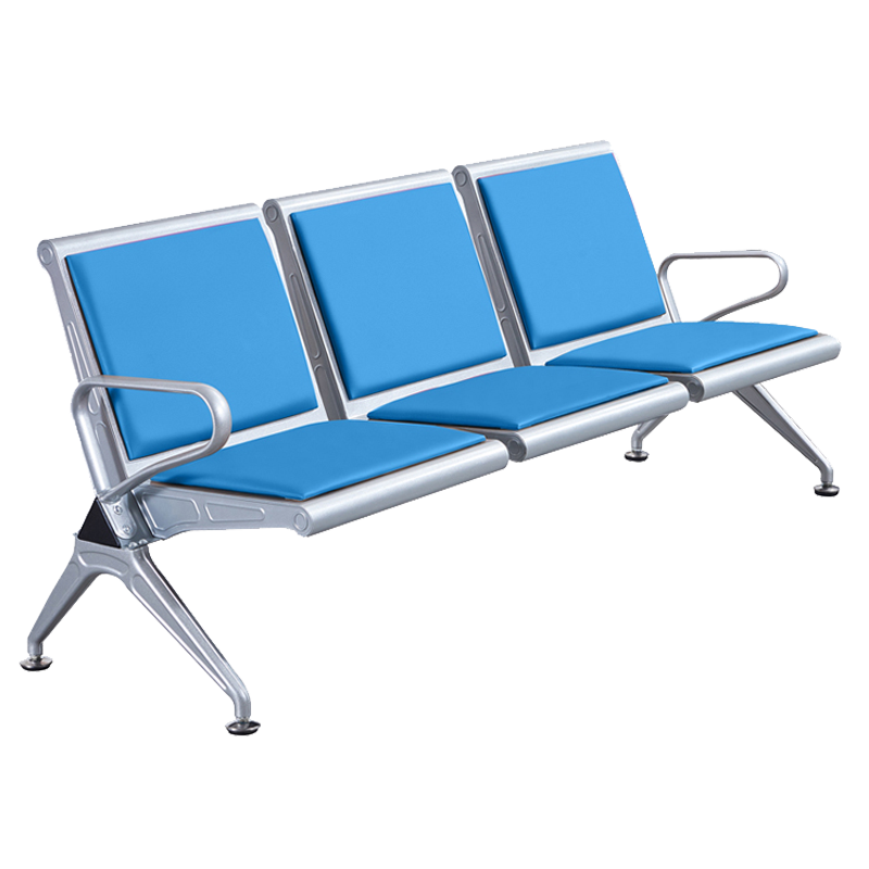 奇桄烁连排椅三人位天蓝垫张高清大图