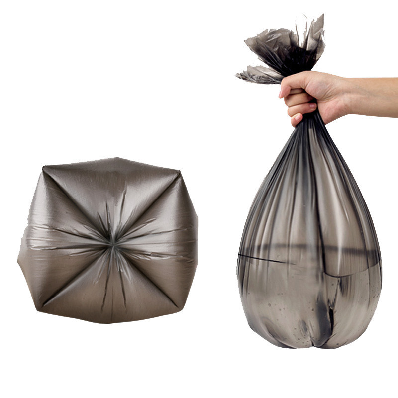 尚岛宜家 点断式垃圾袋 540只装 中号加厚45*50cm*30卷 平口黑色 大垃圾袋 家用办公分类垃圾桶袋