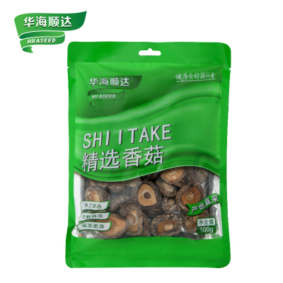 华海精选香菇100g*2袋蘑菇营养菌菇干货煲汤炒菜