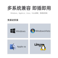 品胜 USB3.0分线器(1.0米)高速4口拓展坞HUB集线器USB扩展坞适用笔记本台式电脑一拖多接口转换器转接头延长线