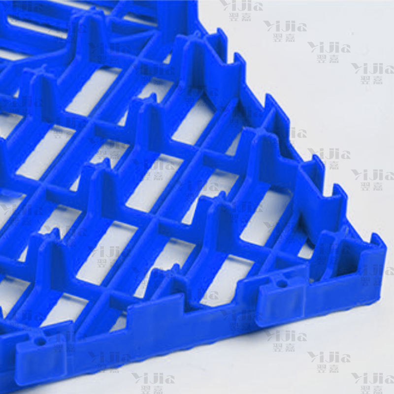 翌嘉 YJ3121310地格栅塑料拼接地板垫网格垫板 蓝色高清大图