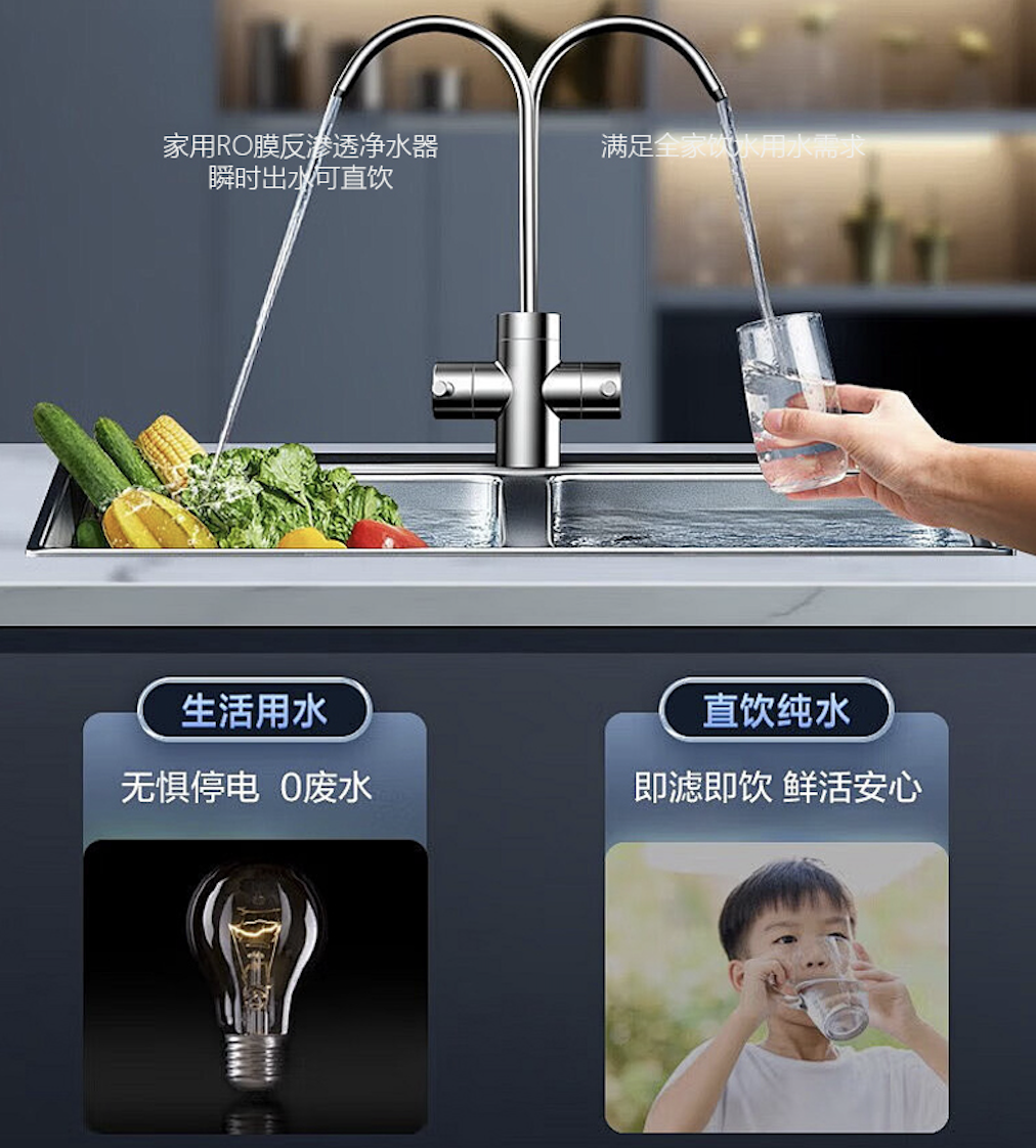 苏宁宜品净水机MOD-S1000pro高清大图