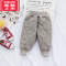 可莉允宝宝裤子加绒加厚婴幼儿冬装保暖裤羽绒棉裤儿童高腰护肚脐男童女