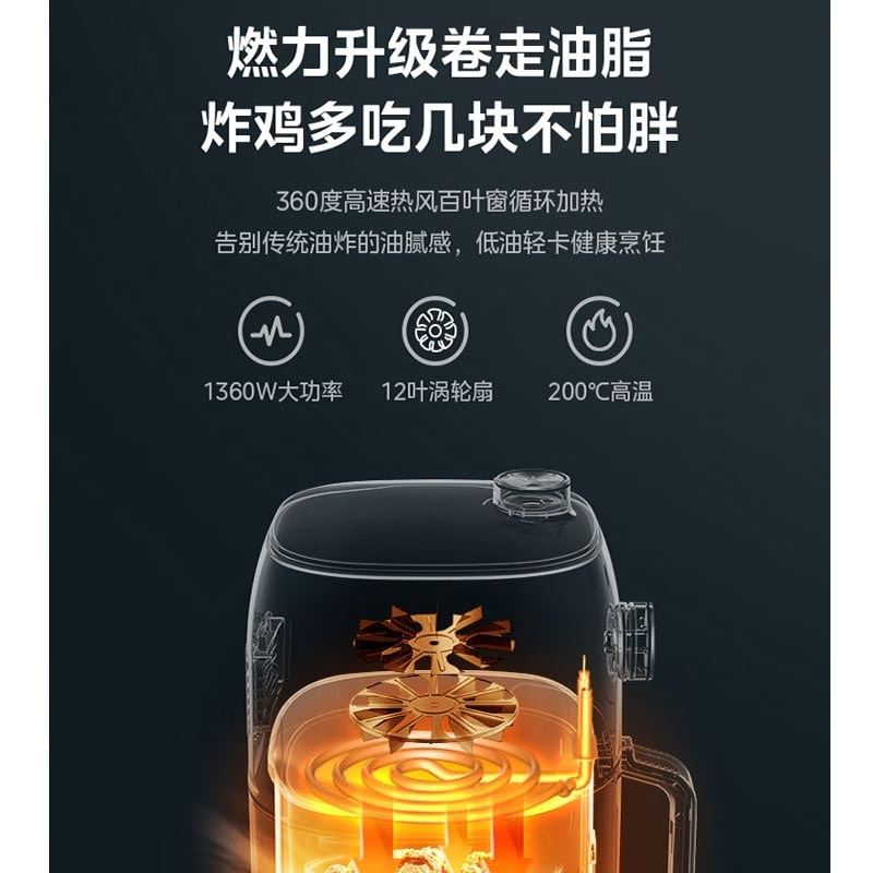 美的空气炸锅KZE3004高清大图