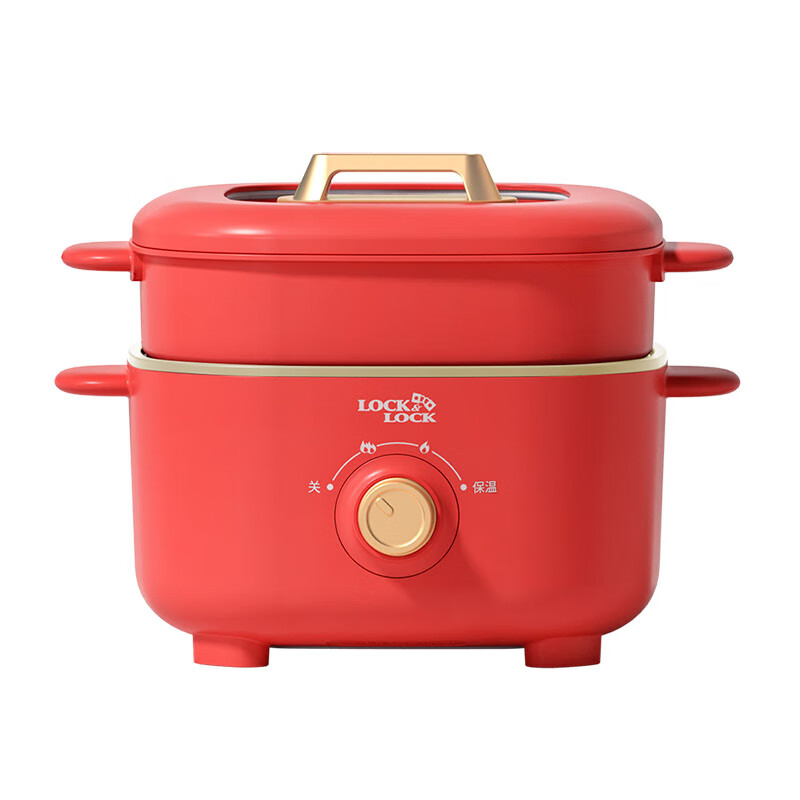 乐扣乐扣(locknlock)小家电液体加热器(电火锅)1000W EJP1527RED 红色高清大图