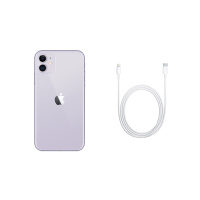 苹果(Apple) iPhone 11 128GB 紫色 简配版 移动联通电信4G全网通手机 (不含电源适配器和耳机)双卡双待 iphone11 2020新款