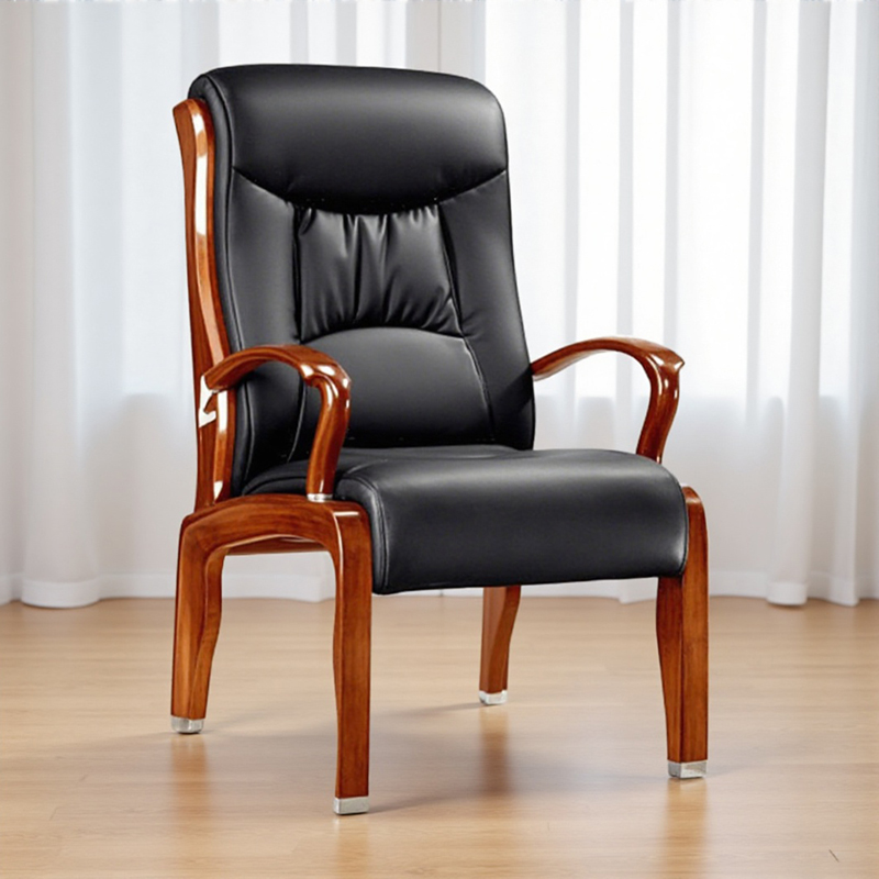 合祥源 实木会议椅西皮椅 670*770*1155mm QX-BGY50 单位:张高清大图