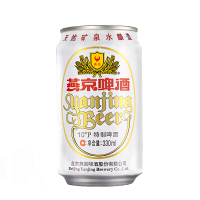 燕京啤酒10度清爽特制白听330ml