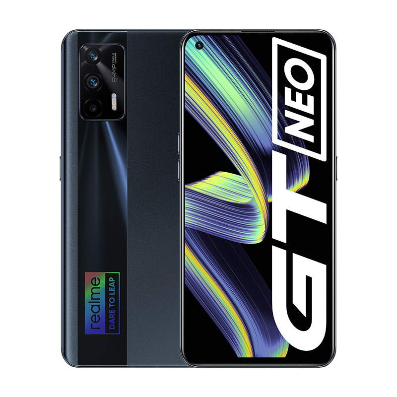 realme 真我GT Neo 5G手机 8GB+128GB 骇客黑 旗舰芯天玑1200 120Hz电竞屏 6400万索尼广角三摄