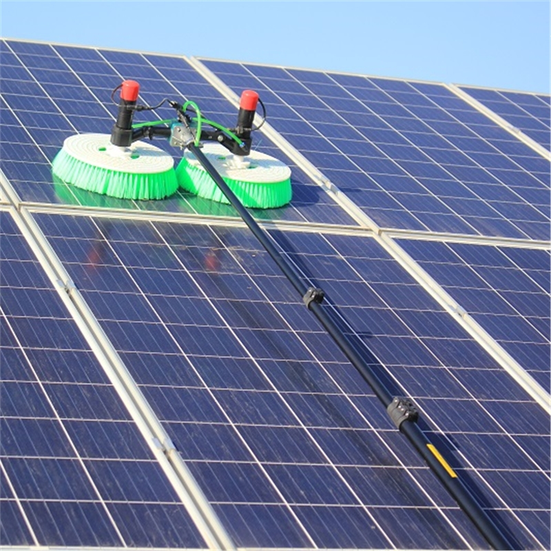 光伏板闪电客清洗设备光伏清洗机器人光伏组件发电站电动清洗工具