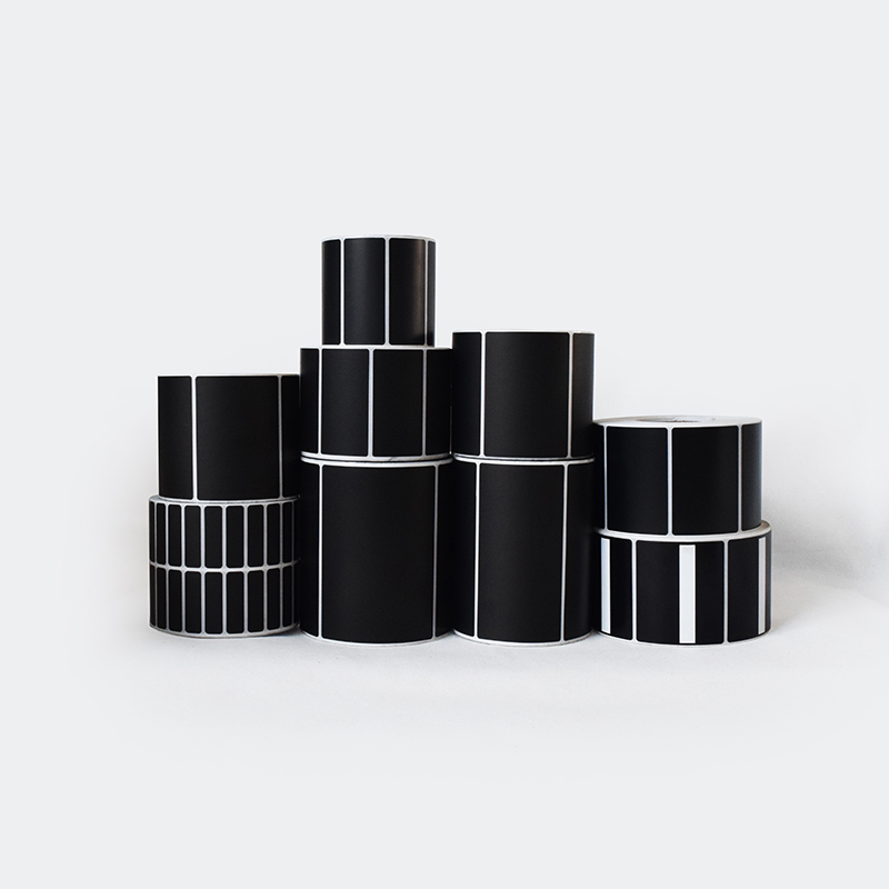 占米 黑色铜版纸不干胶贴纸(铜板纸)330mm * 30mm高清大图