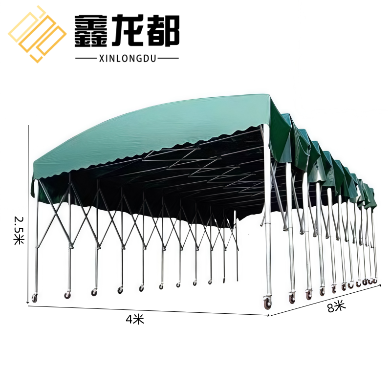 鑫龙都遮阳雨棚 伸缩雨棚8米个