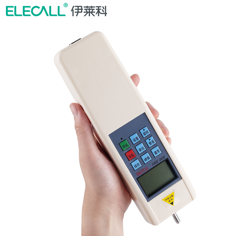 伊莱科 高精度数显推拉力计数字显示弹簧推力计测力计拉力器拉力测试仪 YLK-10(10N公制1kg)高清大图
