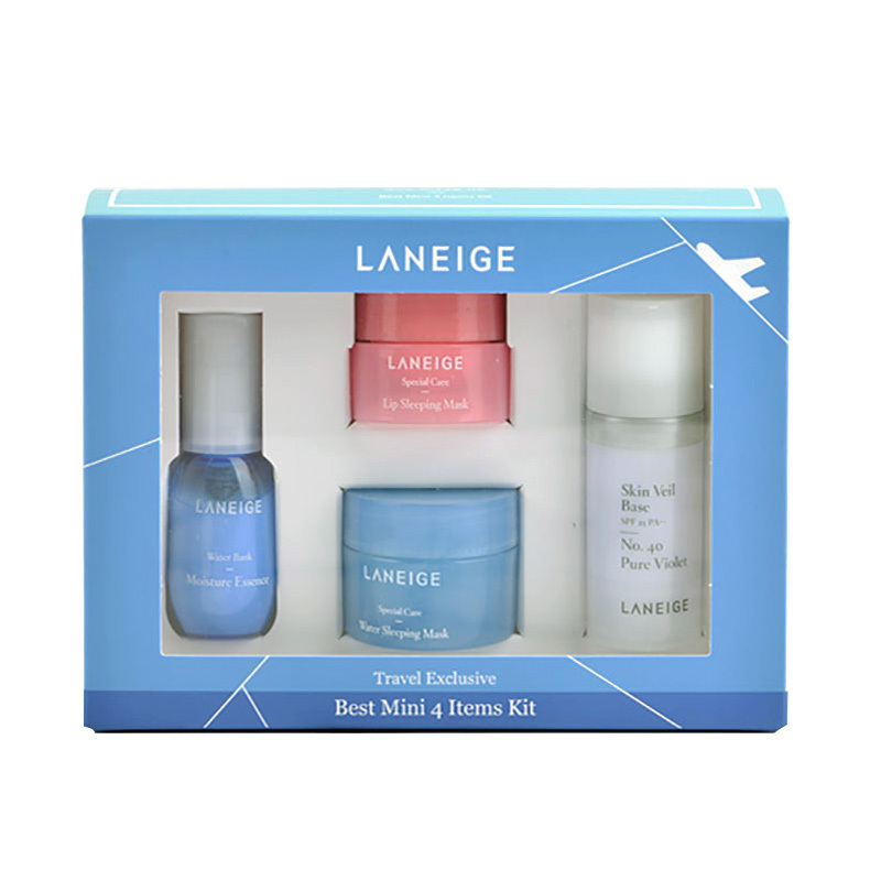 LANEIGE 兰芝 面部护肤体验中小样套装4件套方便携款旅行 面部护肤套装礼盒