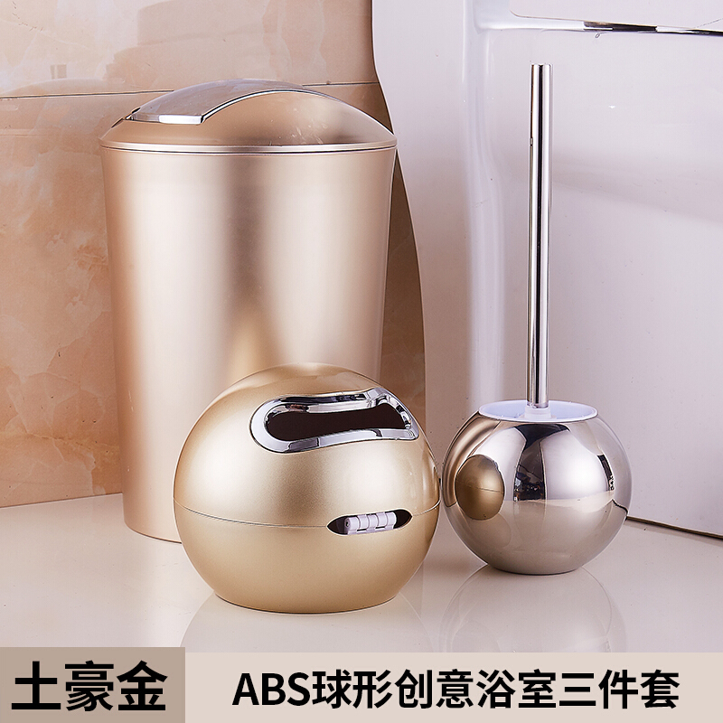 欧式卫生间马桶刷套装坐便器刷子免打孔厕所洁厕刷架浴室创意套装生活日用创意家居