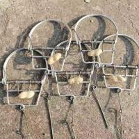 捕野神器老鼠夹地夹子强力圆形野外大号田野大型铁质老式老一辈 一个装