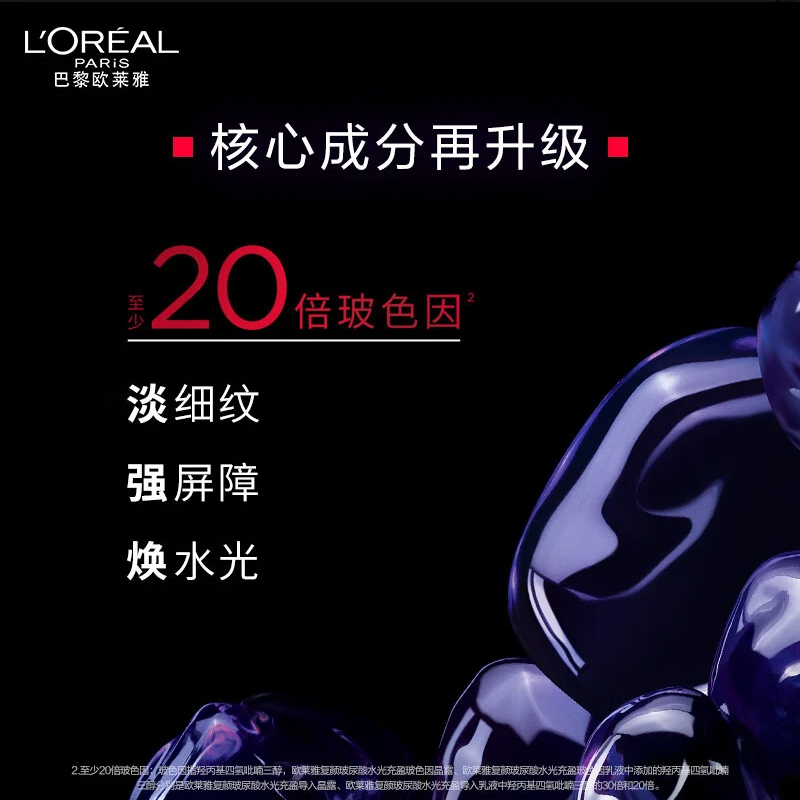 欧莱雅玻色因乳液110ml玻尿酸补水保湿紧致抗皱抗老淡化细纹护肤品高清大图