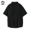 Claw money宽松大码短袖衬衫男夏季休闲半截袖衬衣初中生中袖寸衫