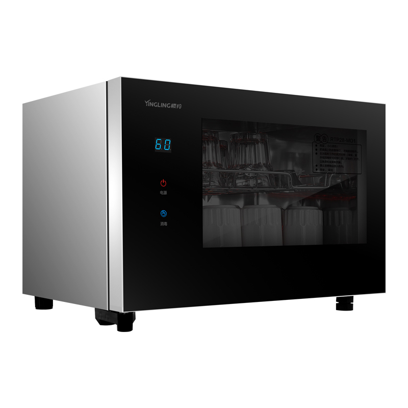 樱羚 RTP28-M01茶杯茶具消毒柜小型迷你台式办公室商用家用消毒杯柜