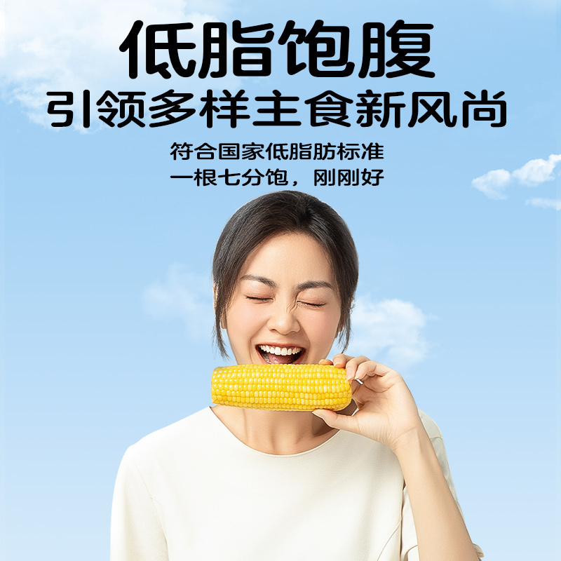 十月稻田黄糯玉米 3.52斤(220g*8根) 东北玉米棒甜糯低脂新鲜真空装早餐苞米高清大图